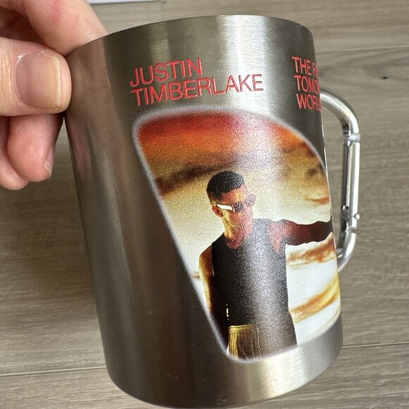 Justin Timberlake Forget Tomorrow Tour VIP Merch / Cup License Plate Frame Tote - Picture 7 of 9